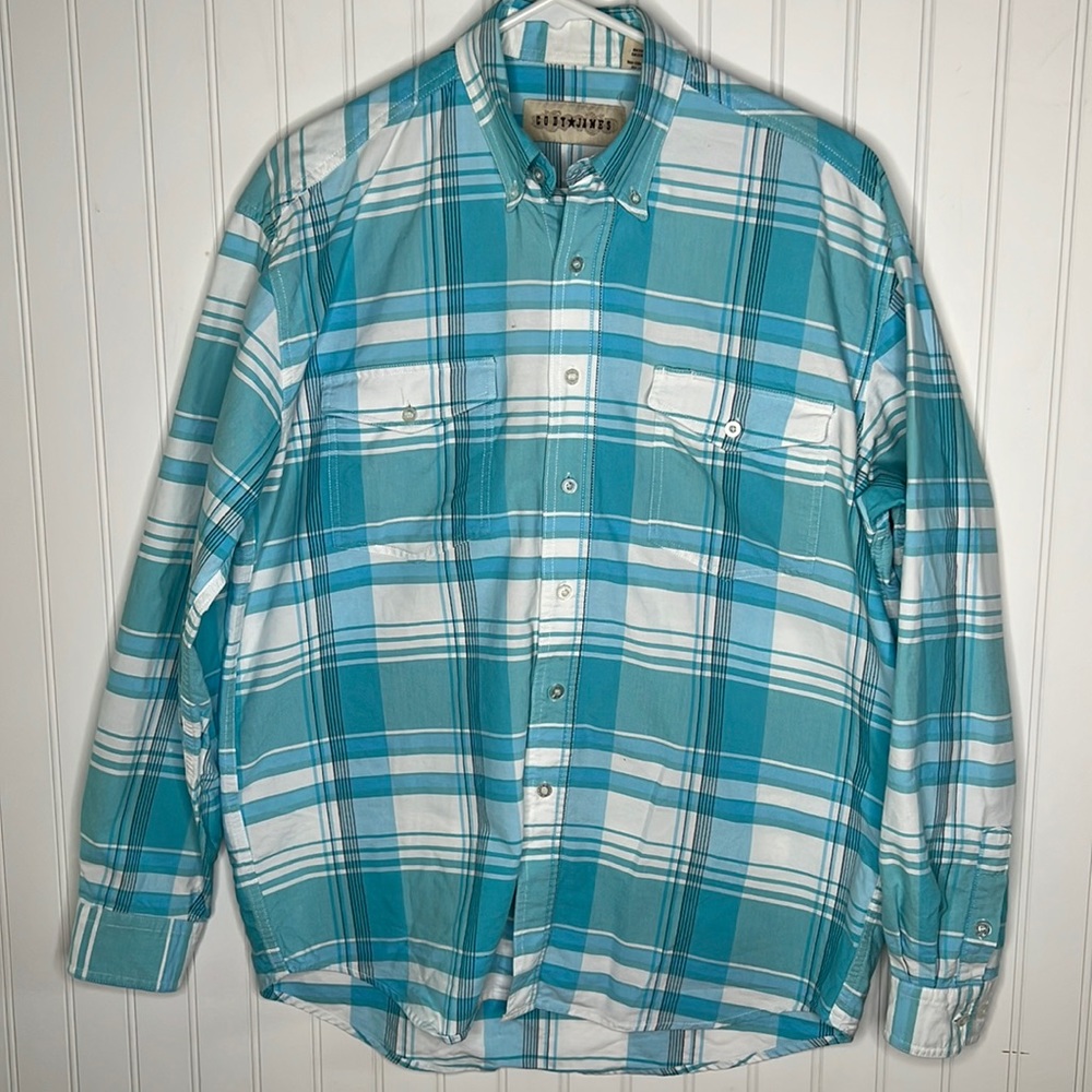 - Cody James Long Sleeve Button Up Casual Shirt Size Medium